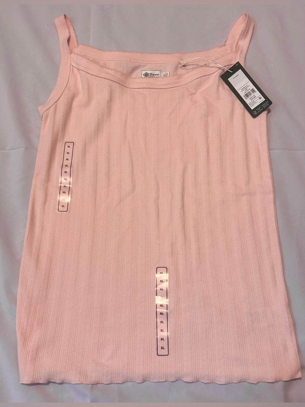 Alpine Design Women’s Pointelle Tank XL NEW